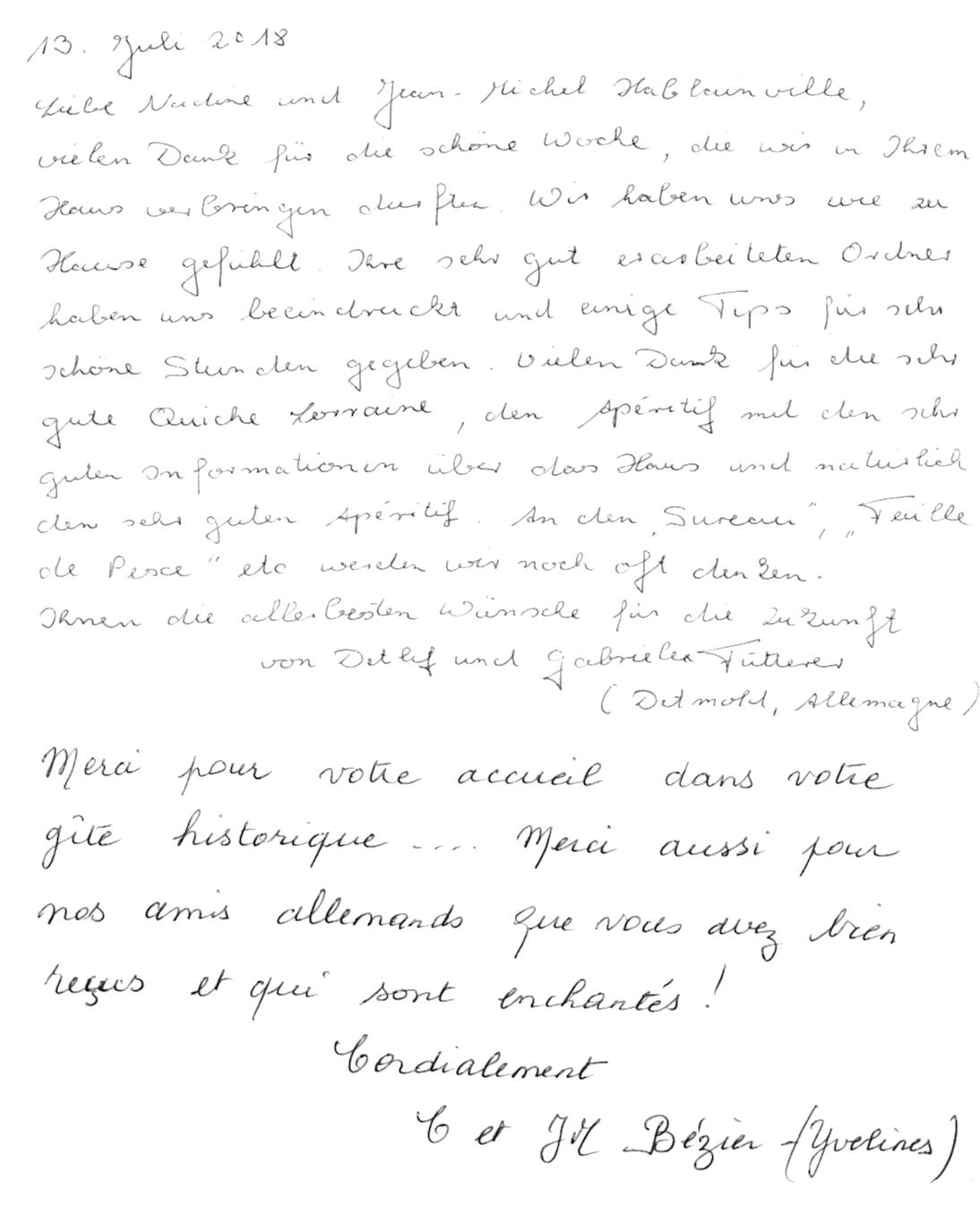 livre d'or